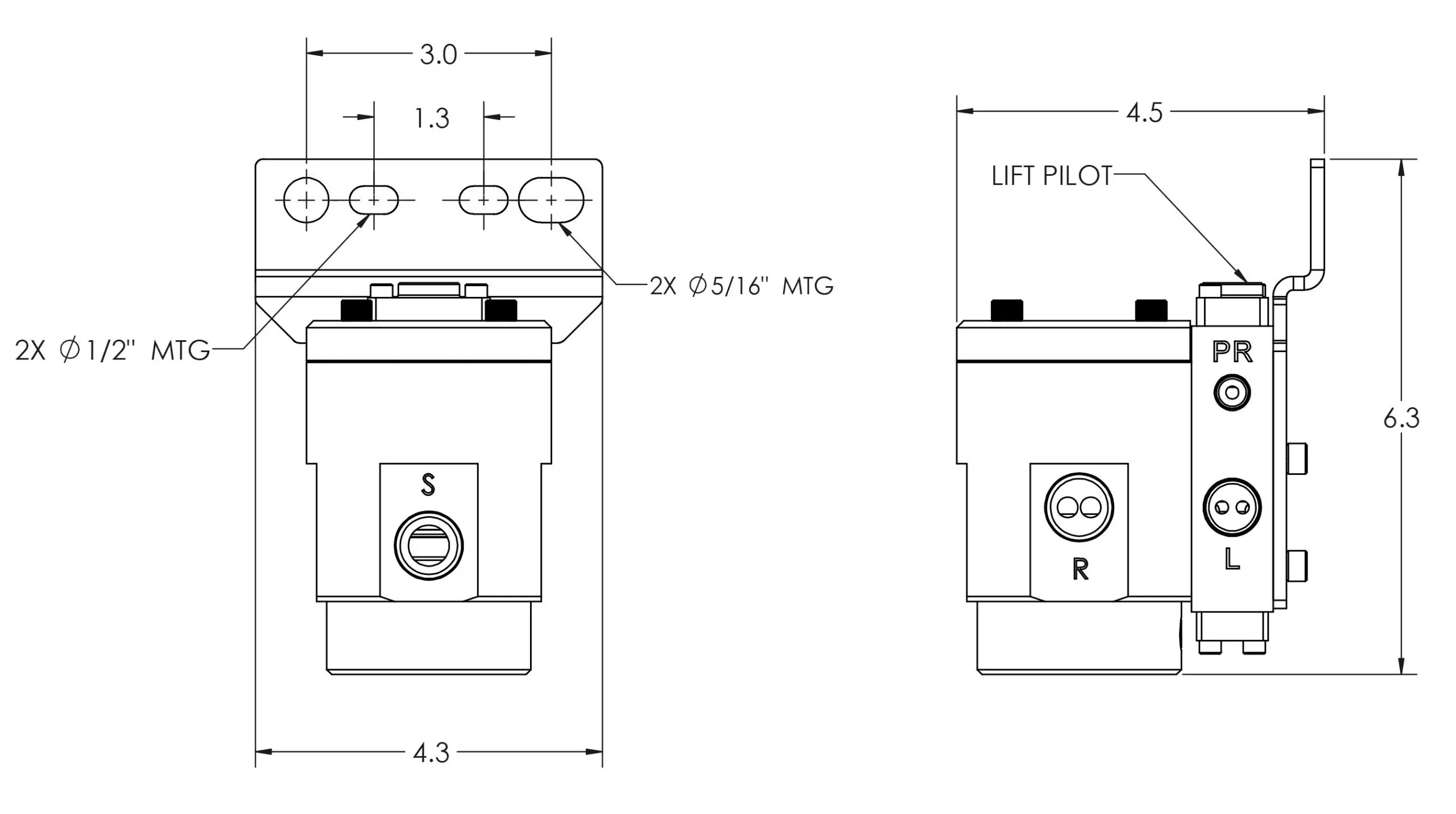 LLV Dimensional Diagram