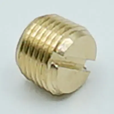 slotted head male plug pipe fitting