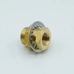 Bulkhead Adapter, 1/2" NPT, 1-1/2" Length