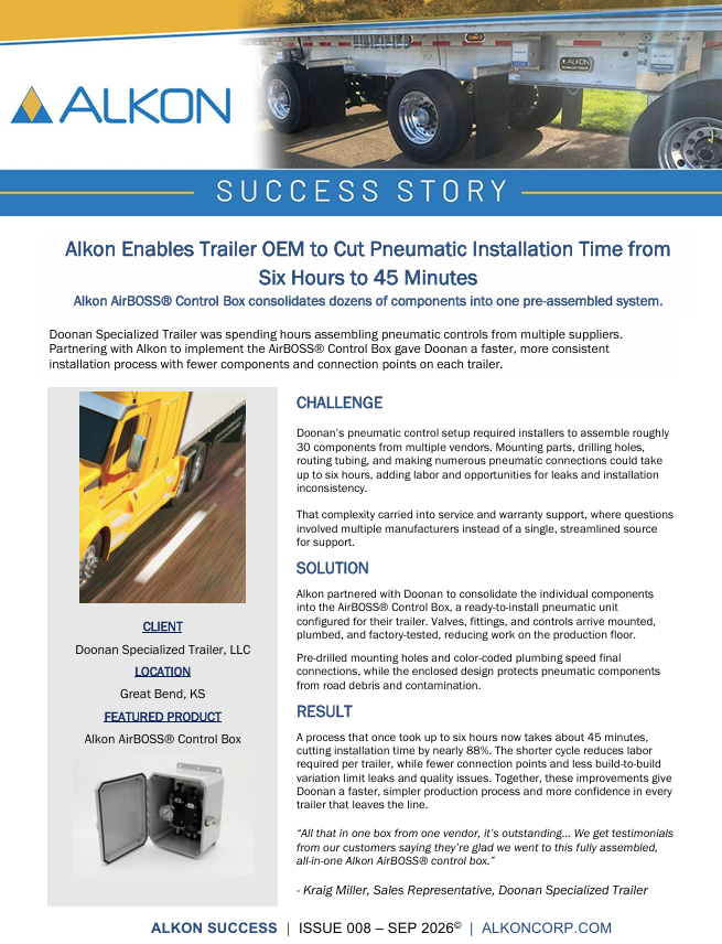 Doonan Specialized Trailer Success Story