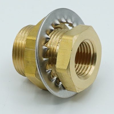 bulkhead adapter pipe fitting