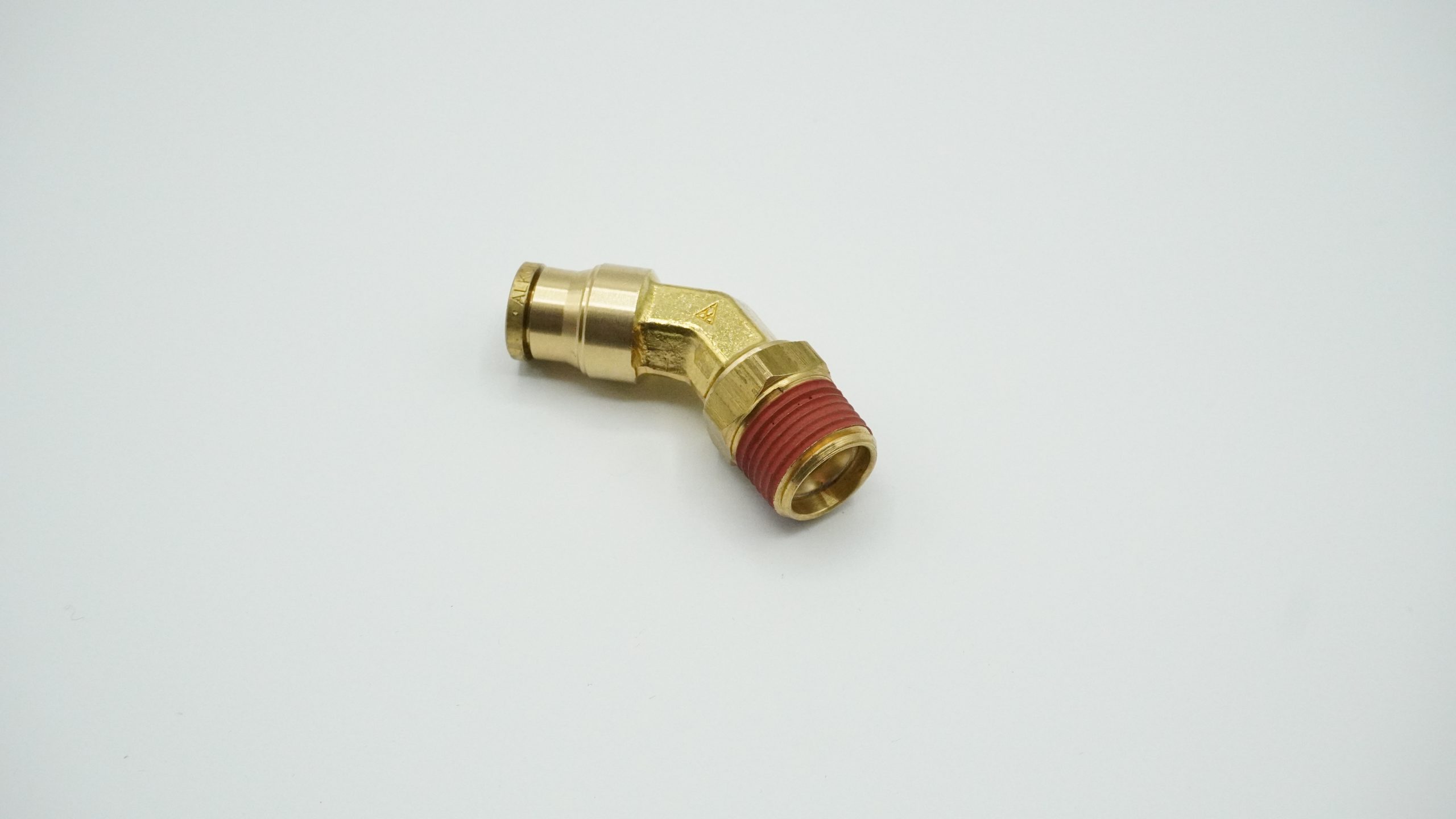 ぽんこ　1206060 Swivel 45° Male Elbow, 3/8″ Tube X 3/8″ NPT - Alkon Corporation